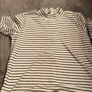 a turtle neck shirt